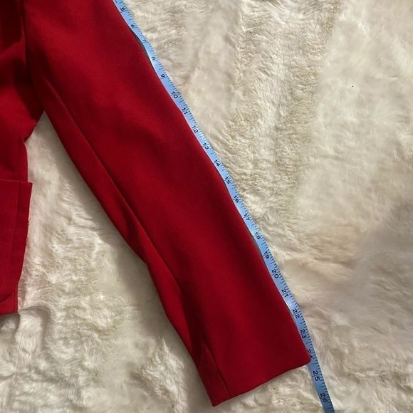 Jessica Red Blazer Size 10 Petite - Picture 15 of 16